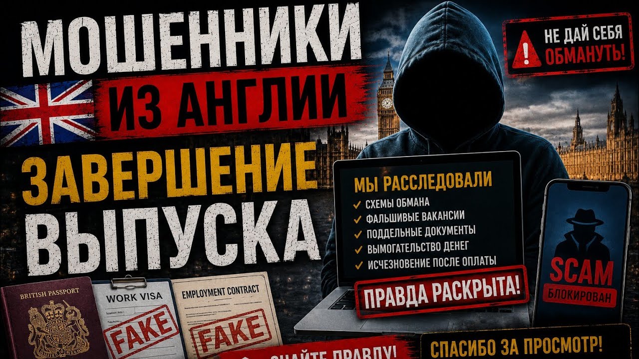 МОШЕННИКИ ИЗ АНГЛИИ. ЗАВЕРШЕНИЕ ВЫПУСКА.