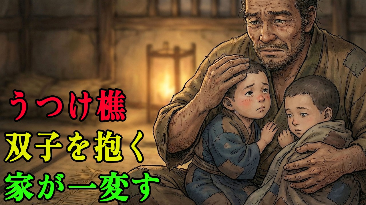 賃金を踏み倒されたうつけの樵。凍死寸前の双子を抱いた結果、貧乏小屋が瓦屋根の御殿に変わった | 野談 | 伝説 | 昔話 | 説話 | 民話