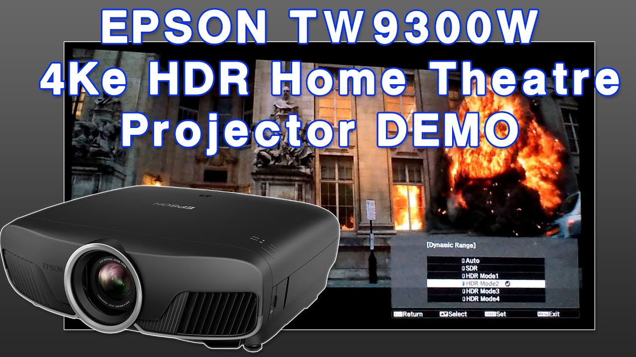 EPSON HDR Home Theatre Projector Demo | EPSON TW9300W