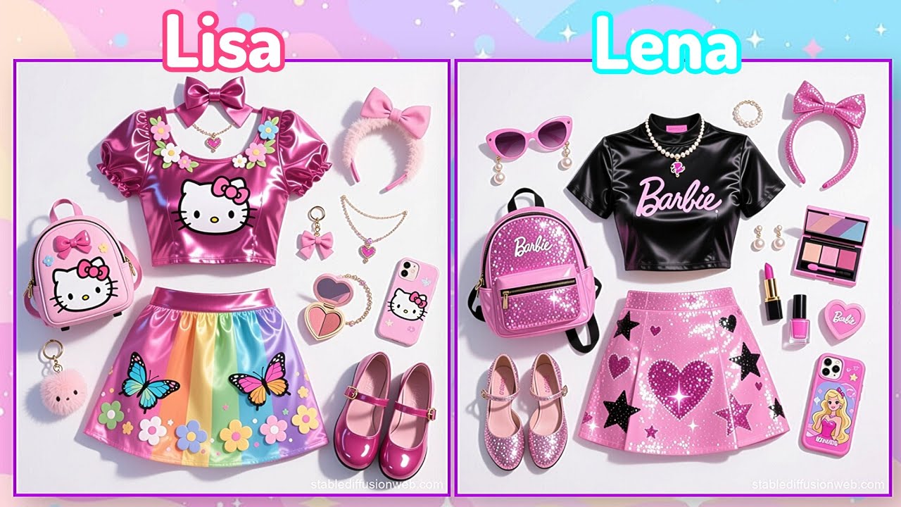 Lisa or Lena 💖💥 Cutest Fashion Ever 💫 🧡 #lisaorlena #fypシ゚viral #trending #cute #random  #kidsquiz 