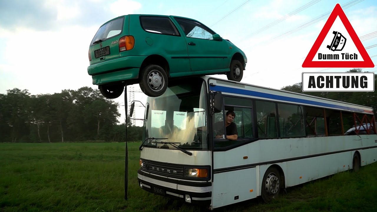 Auto steckt fest | Dumm Tüch