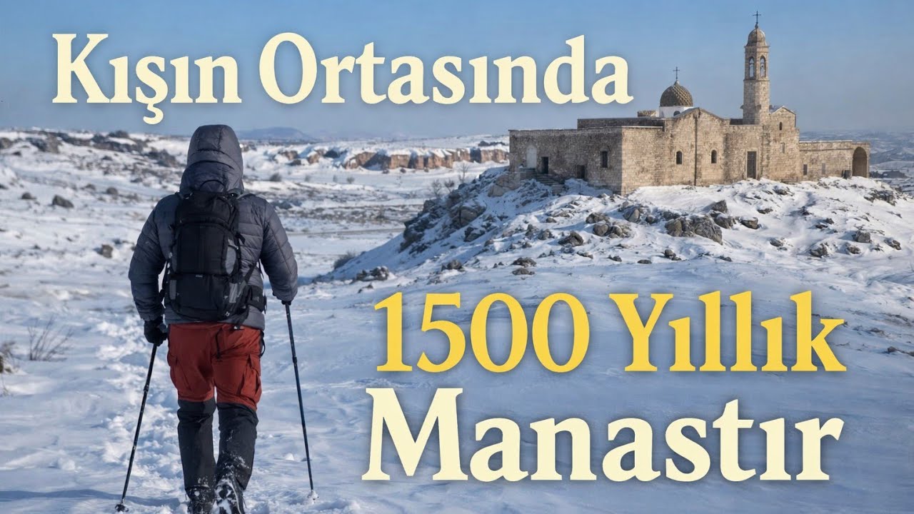 Kışın Ortasında 1500 Yıllık Süryani Manastırına Yürüdük | Karlı Doğa Yürüyüşü #kar #trekking #midyat