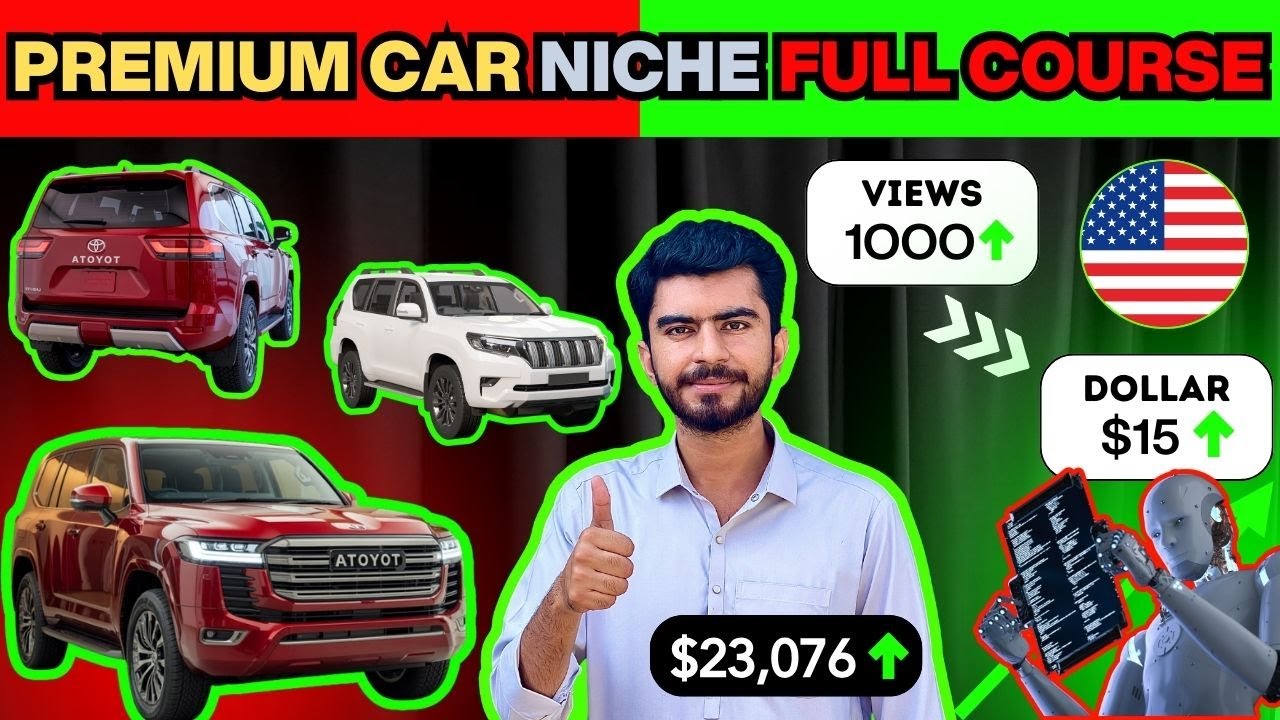 YouTube Automation Full Course | How to Make Premium Car Videos & Earn $15 per 1000 Views