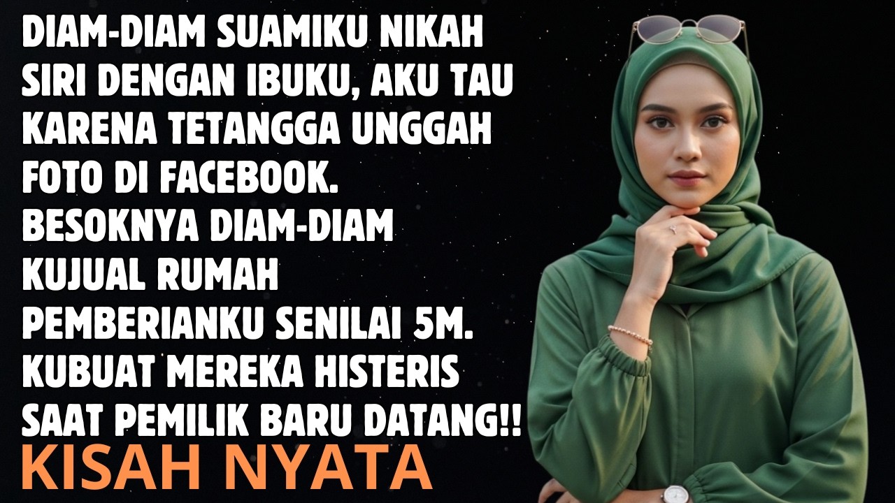 Suami Diam2 Nikah Dgn Ibuku, Besoknya Rumah 5M Itu Kujual. Mereka Histeris Saat Pemilik Baru Datang