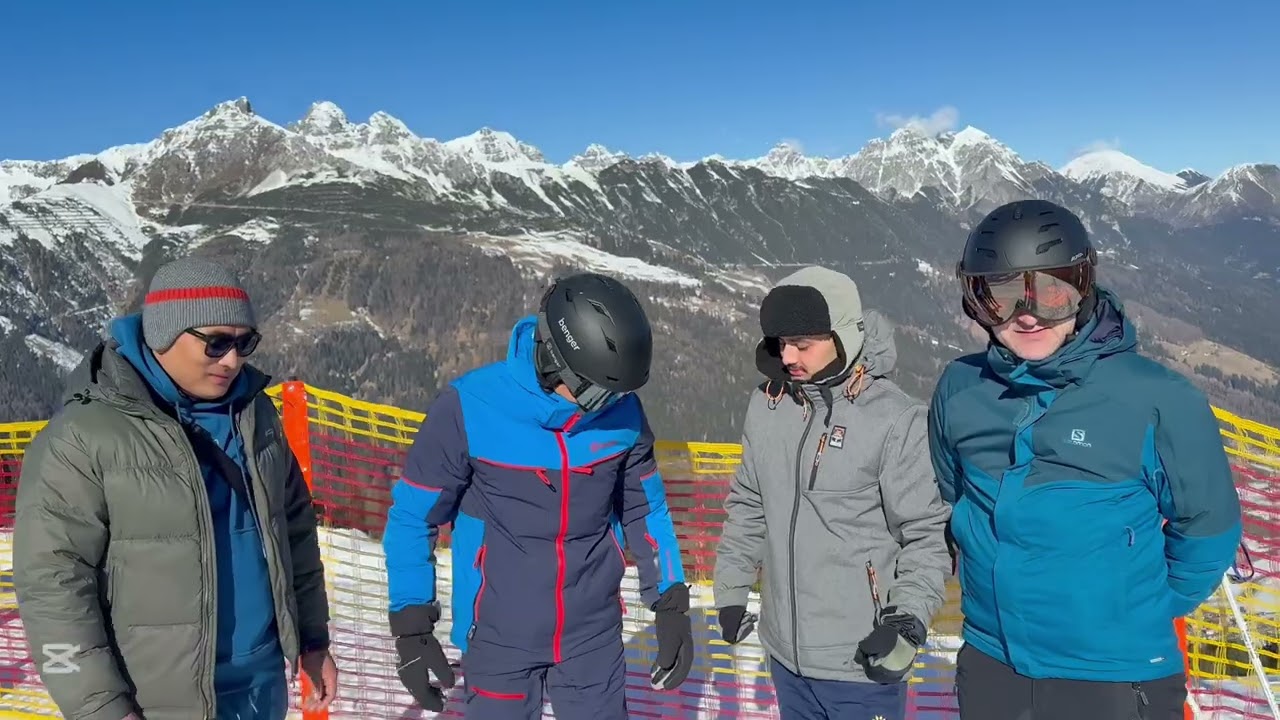 Ski and rodel ride in weekend.