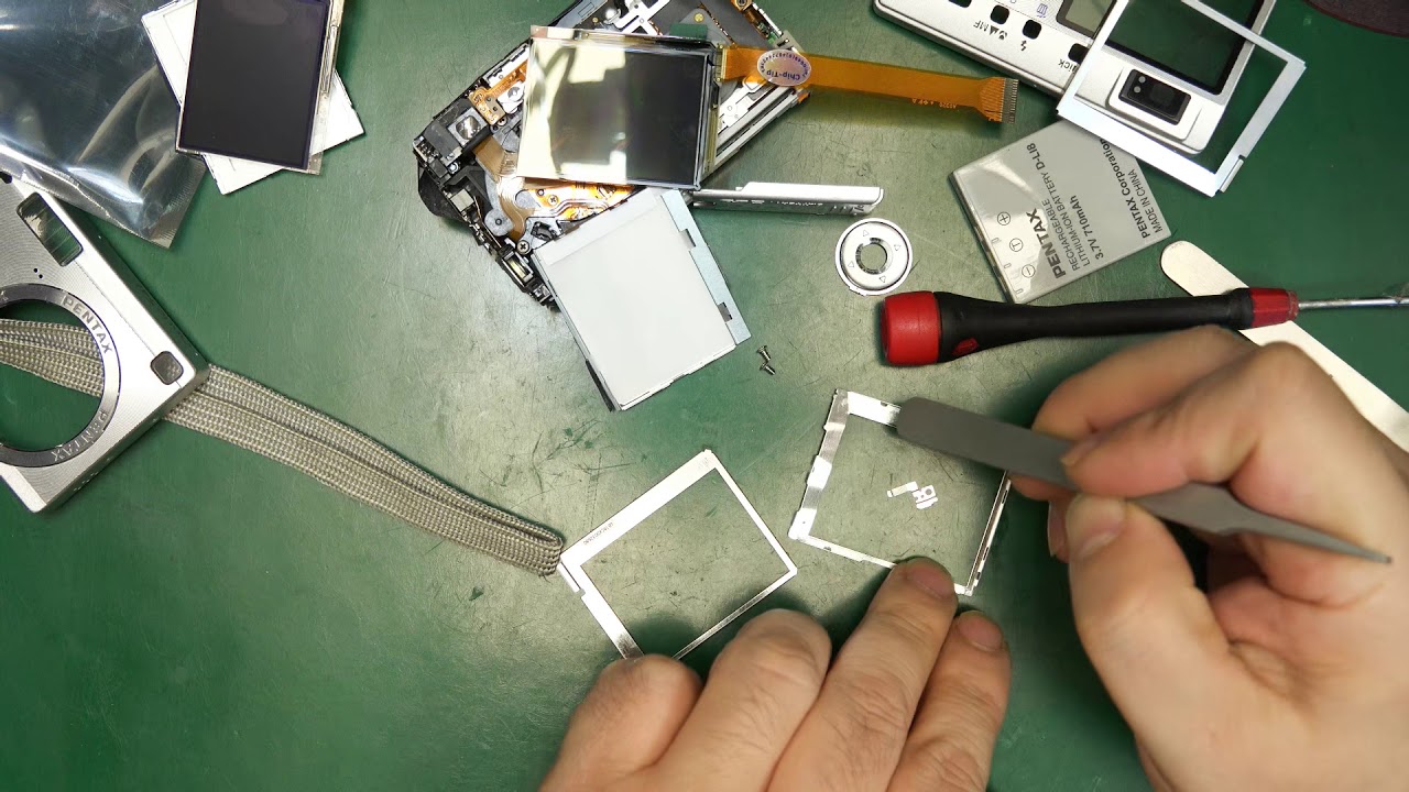 Pentax Optio S4i S5i Austausch defekt LCD Kaputt Display Reparartur | Kamera-Station.de