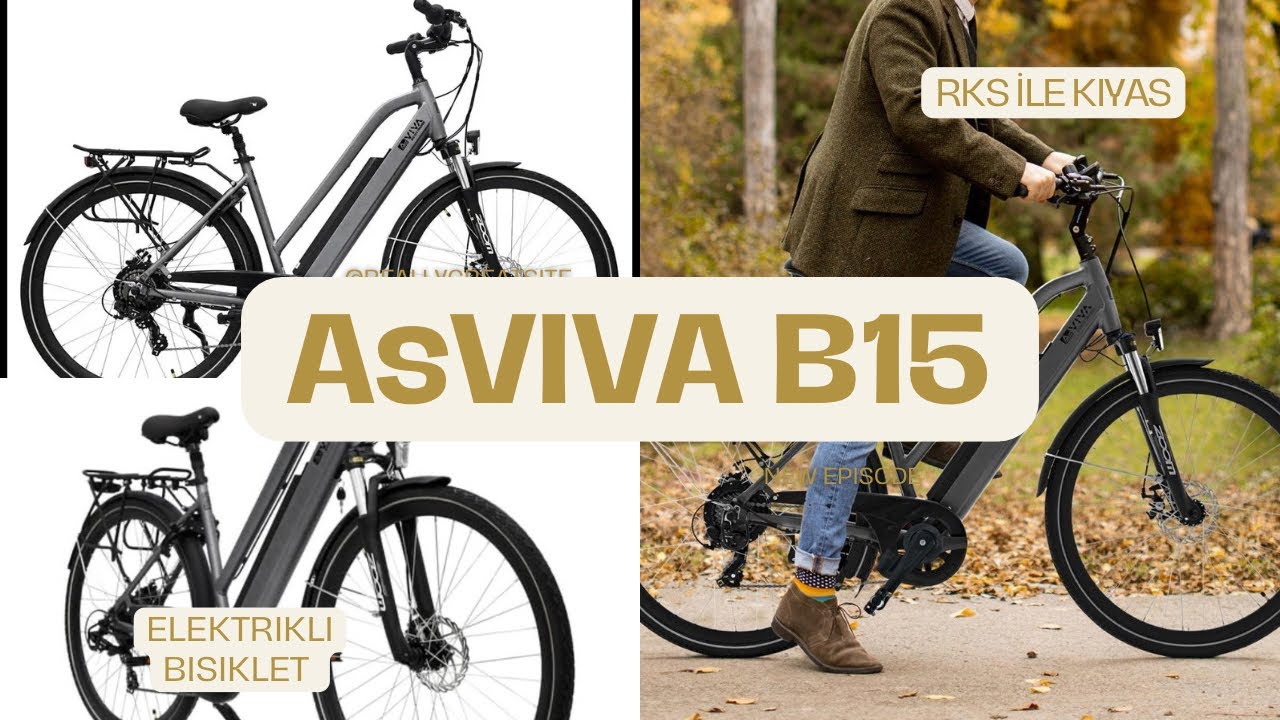AsVIVA B15 Elektrikli Bisiklet İnceleme (RKS MX25 ile Kıyaslama)