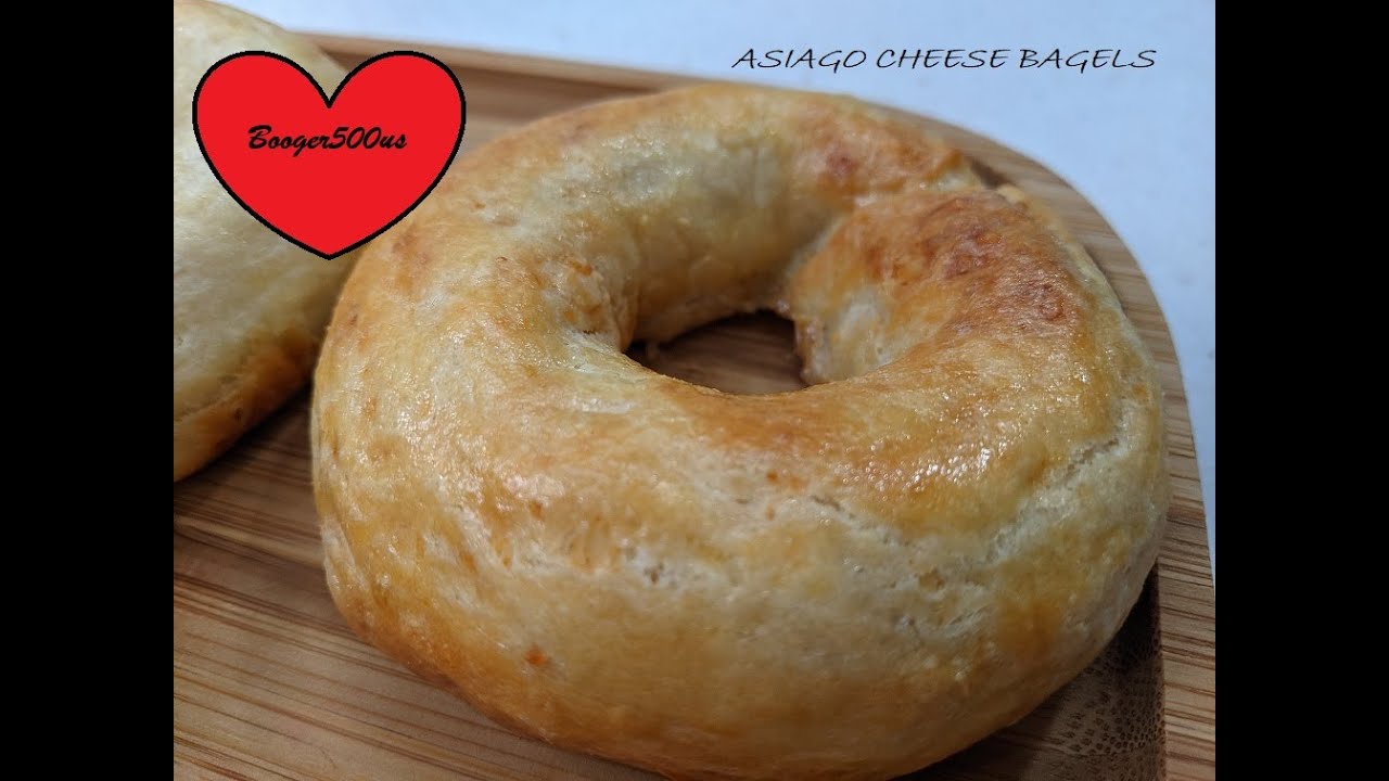 3 INGREDIENTS ASIAGO CHEESE BAGELS AIR FRYER