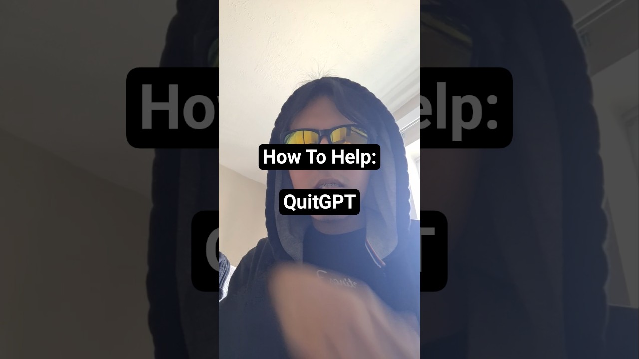 How to Help QuitGPT #QuitGPat #AI