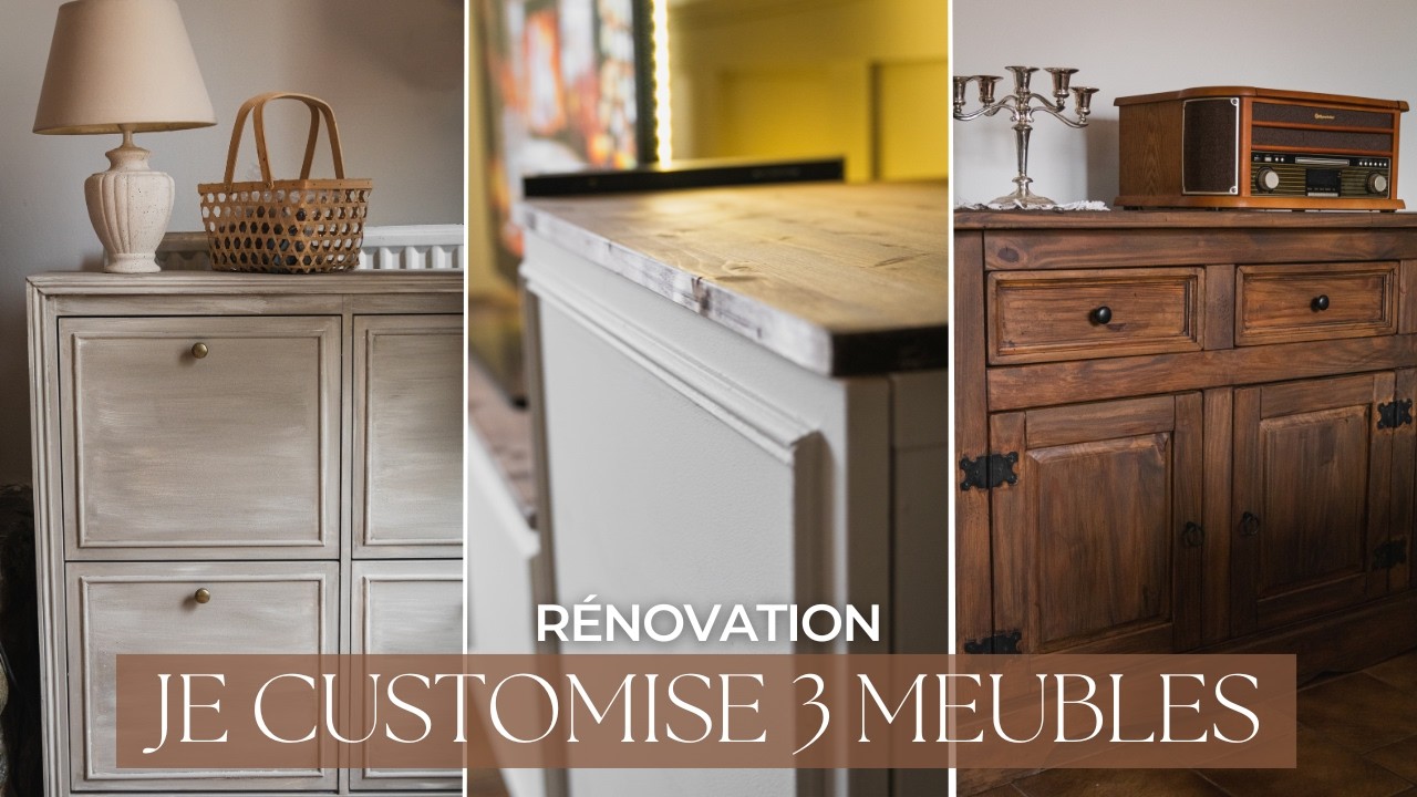 DECO | Rénovation de 3 meubles pour ma future pièce à vivre