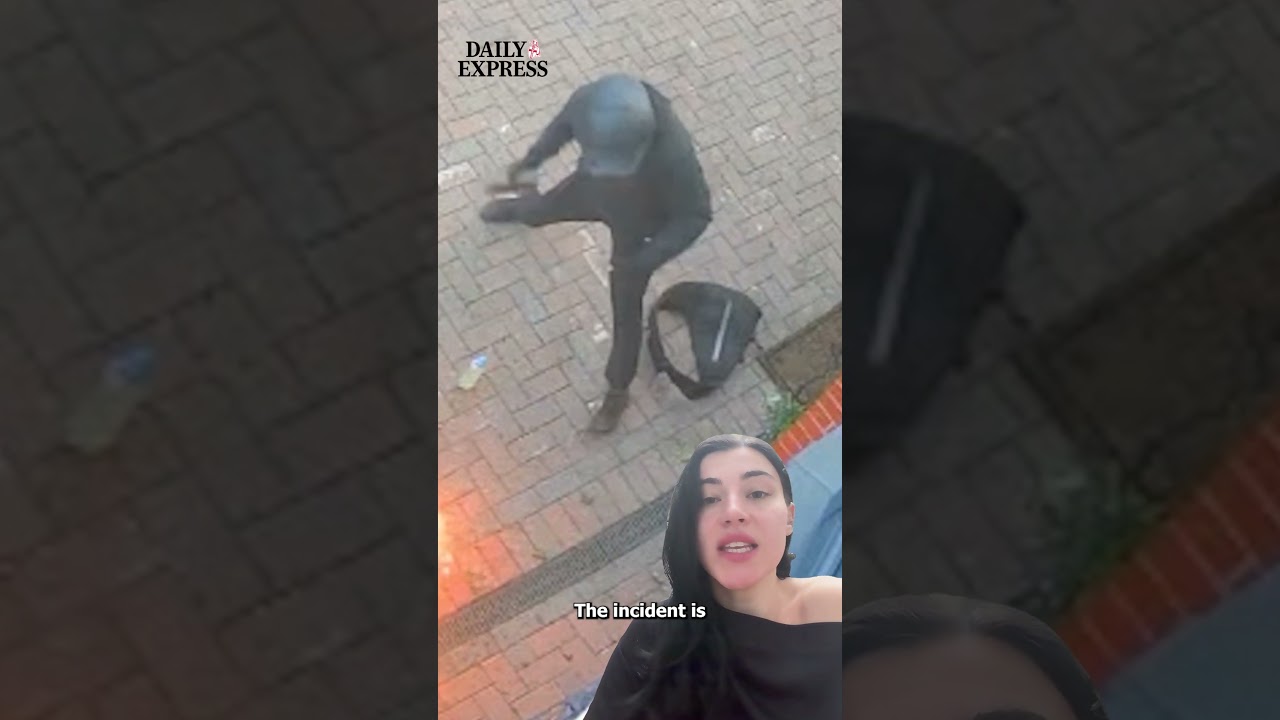 Shocking footage shows the moment a suspected firebomb was thrown at an imam&rsquo;s family home 🔴