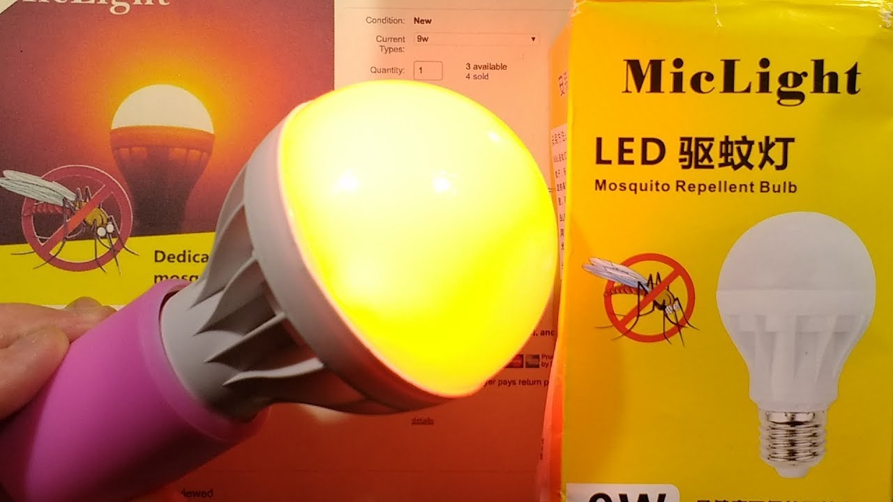Anti-insect LED lamp.  (non zapping)