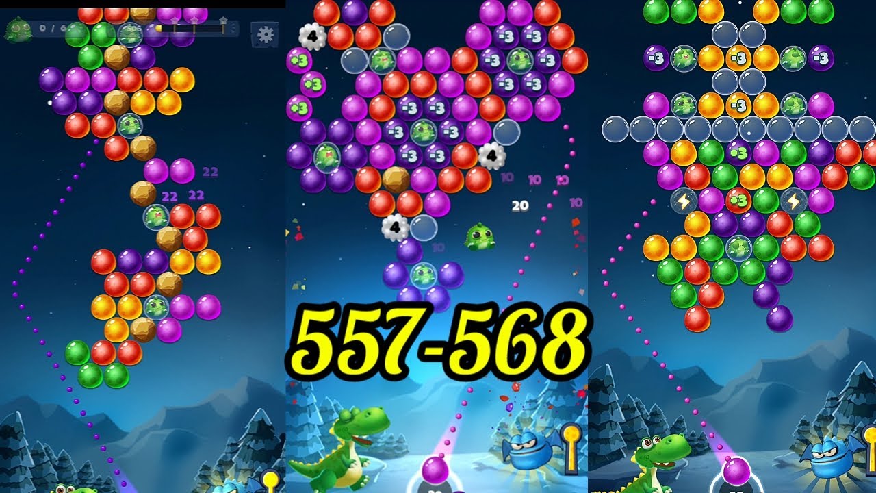 Level 557-568//primitive bubble shooter game
