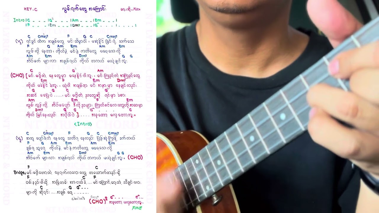 လွမ်းရက်တွေအကြောင်း -အဲလက်စ် (Ukulele Tutorial)|Uke Can Do It