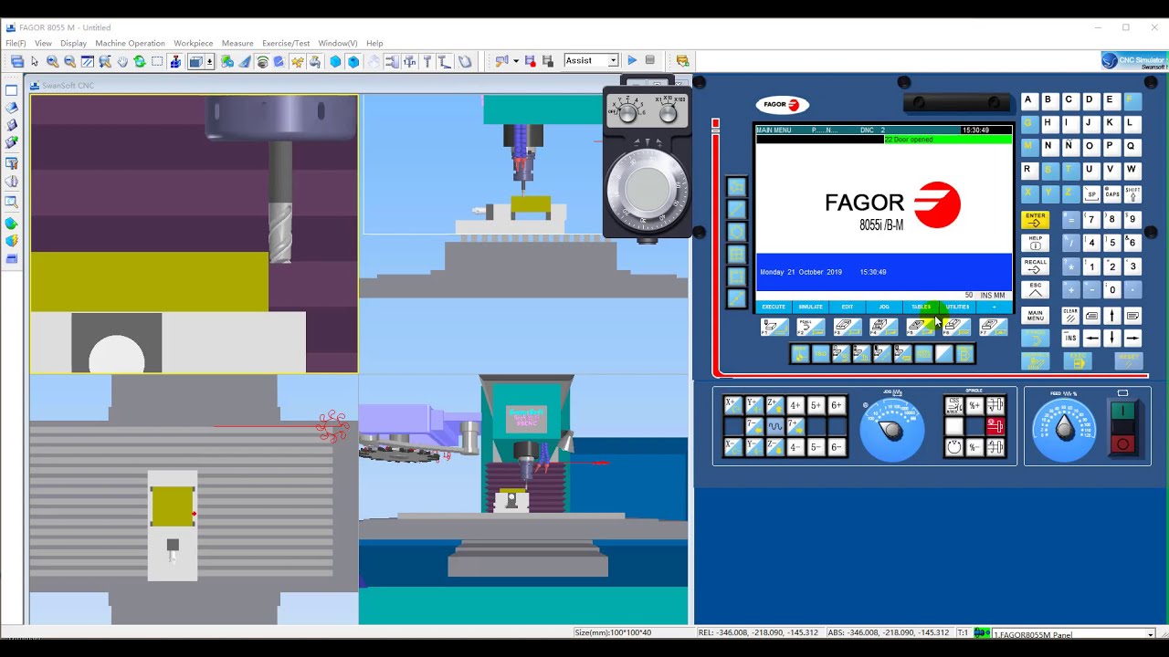 FAGOR 8055M Tool Offset Setting