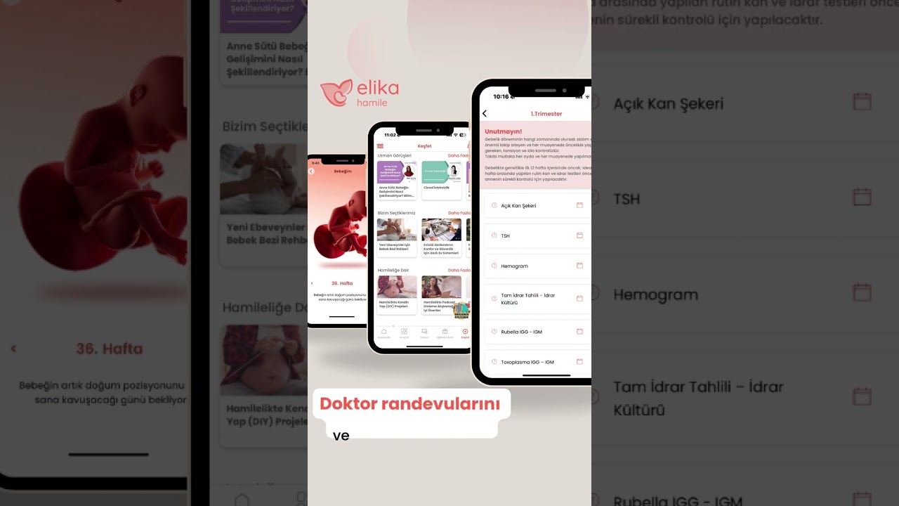 Elika Hamile: Bebeğin İle Birlikte B&uuml;y&uuml;yen Bir Uygulama - Elika Tv  #hamilelik  #hamileanneler