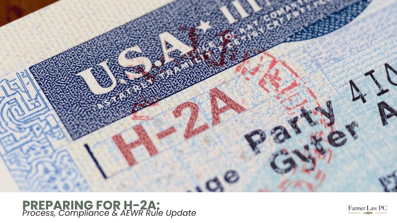 Preparing for H 2A Visa