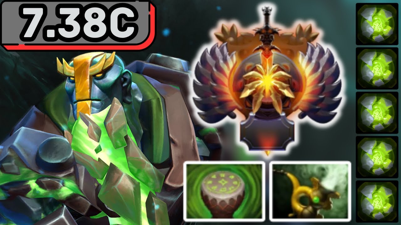 IMMORTAL EARTH SPIRIT Soft Support Gameplay Patch 7.38c - Dota 2 Support