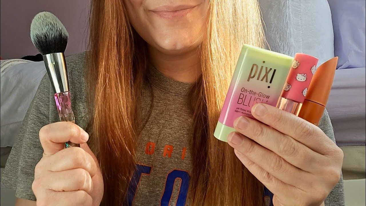 ASMR DOING YOUR MAKEUP RELAXING  [ NO TALKING ]