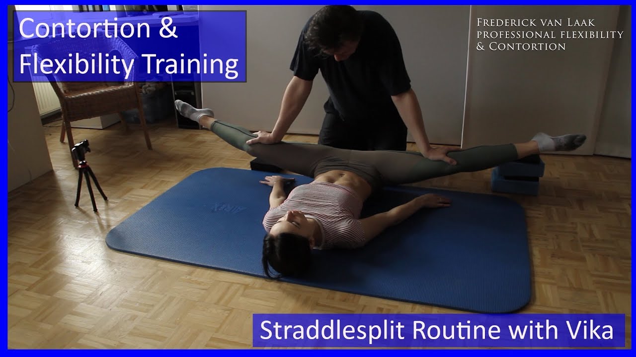 Contortion Training by Flexyart 148: Vikas Straddlesplit - Also for Yoga, Poledance, Ballet, Dance