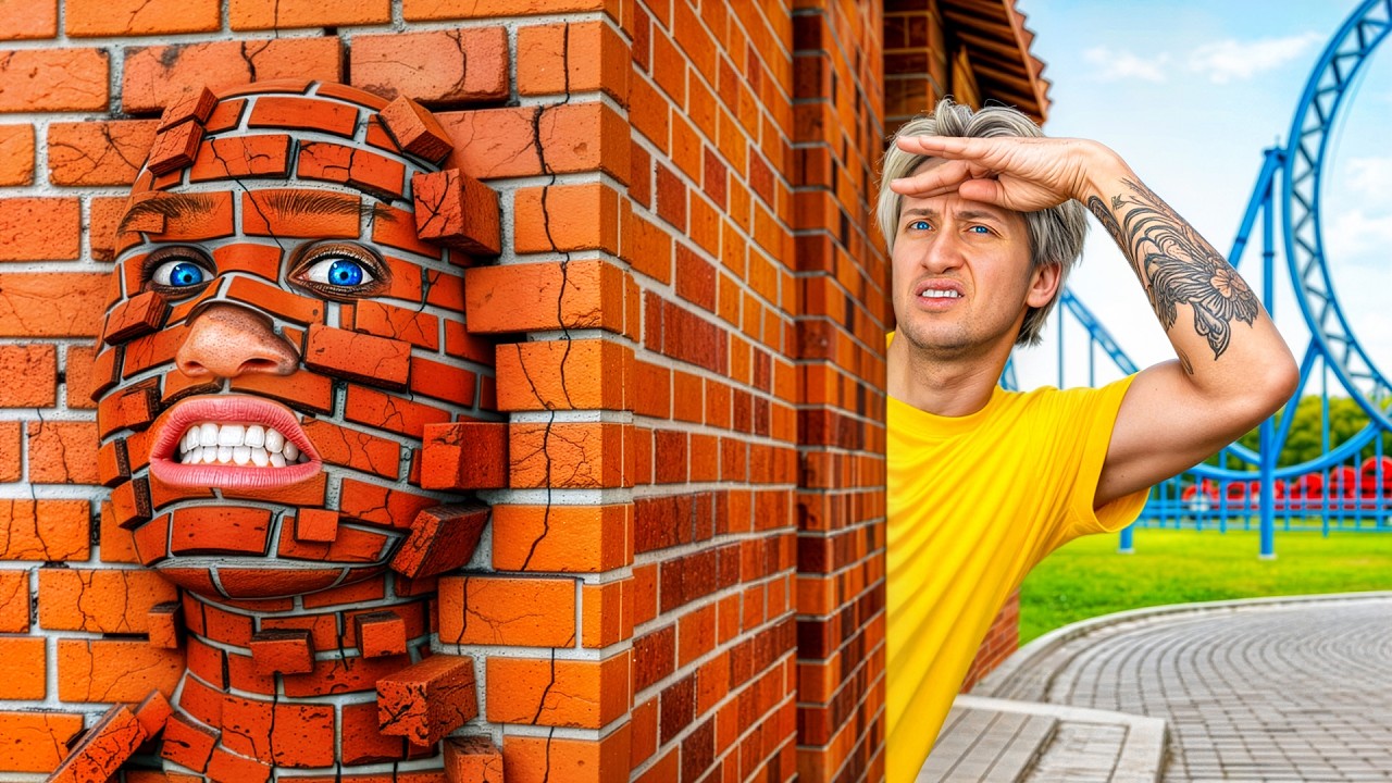 Chowany z Ekstremalnym Kamuflażem w Parku Rozrywki ⚠️
