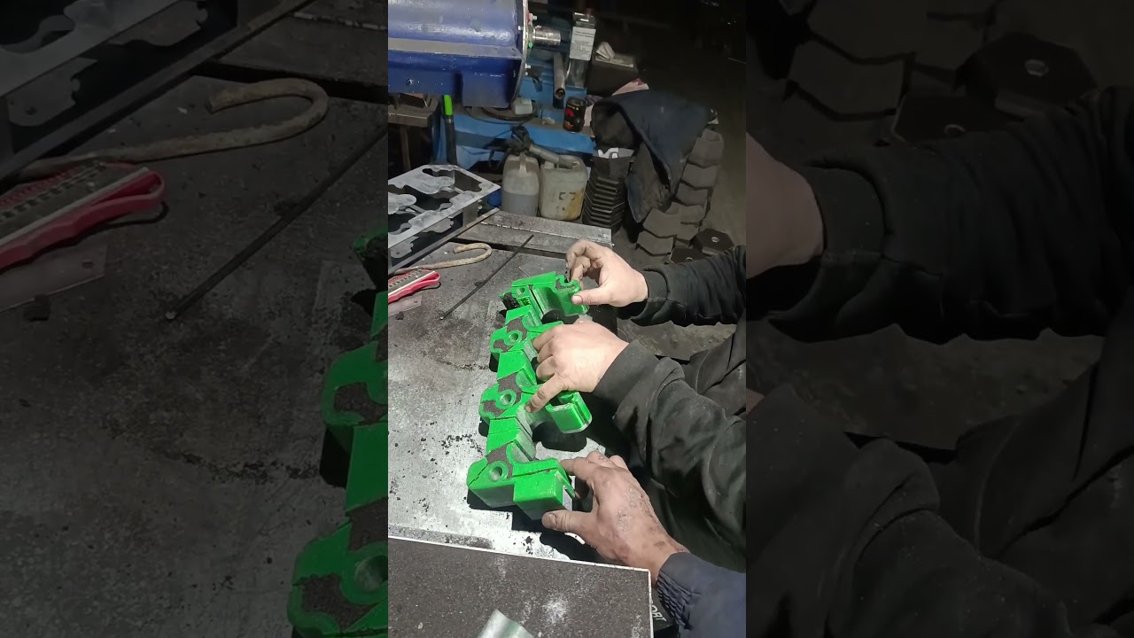 Получилось!!!! Стержень! Водянных каналов литейки!!! Блока цилиндров дизельного мотора из чугуна.