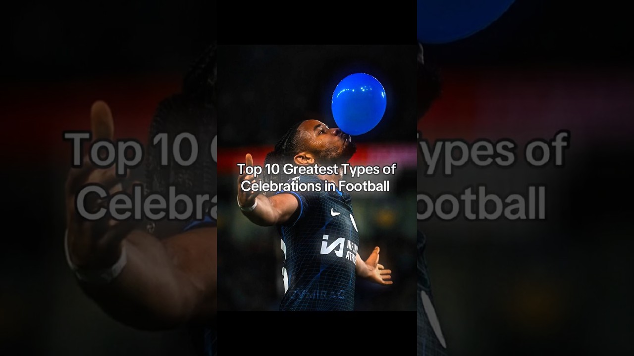 Top 10 Greatest Types of Celebrations in Football 🔥⚽ | #shorts #football #edit