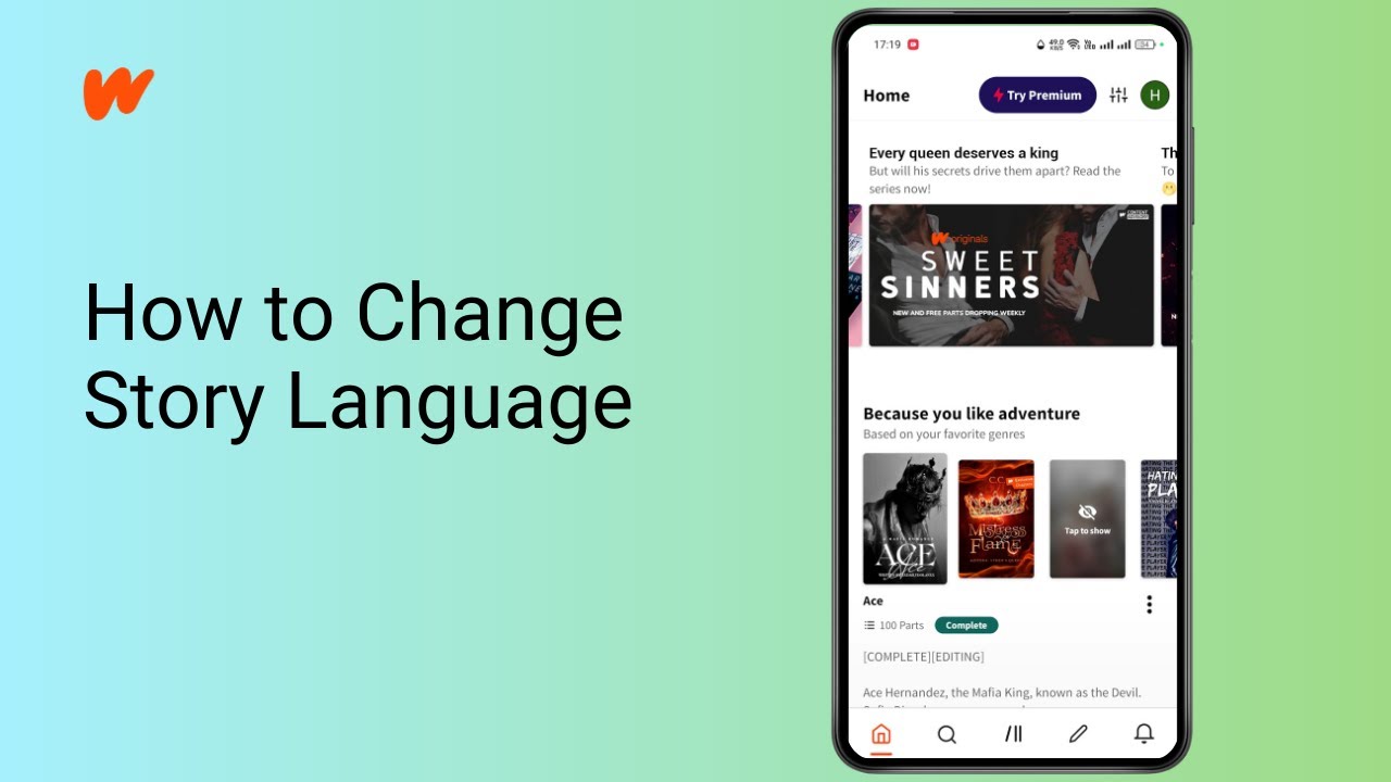 How to Change Story Language on Wattpad ?