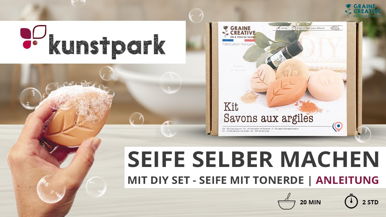 Seifen selber machen mit Tonerde | DIY Anleitung 🤩 💞
