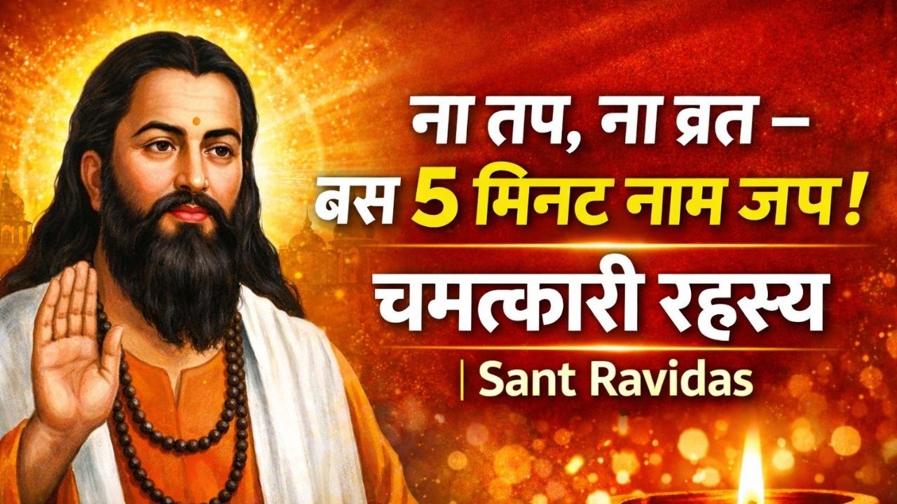 सिर्फ 5 मिनट नाम जप! संत रविदास का चमत्कारी उपाय जो जीवन बदल दे | Sant Vani Motivation