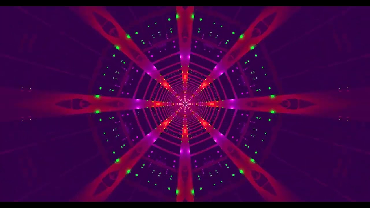 4K Infinite Tunnel Loop | Vibrant Colors Immersive Visual Experience ✨ Mesmerizing Loop  Relaxation