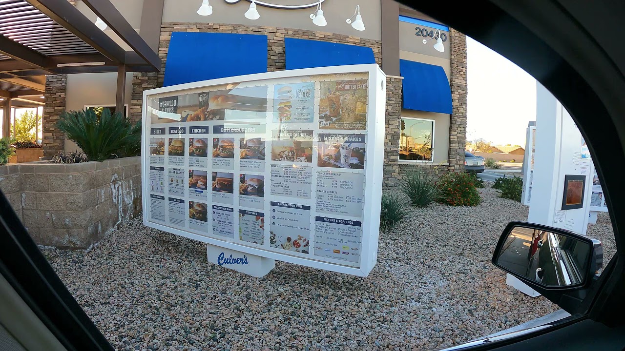 Culver's Drive-Thru, Pot Roast Sandwich & Chicken Tenders, Maricopa, Arizona 2 January 2022, GFH