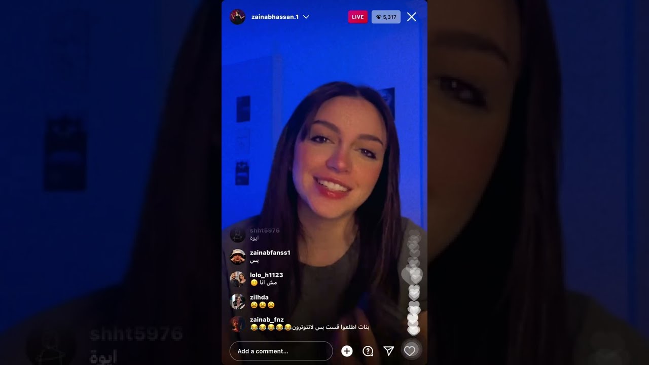 لايف زينب حسن مع بدر حكيم و نور قمر و الفانز