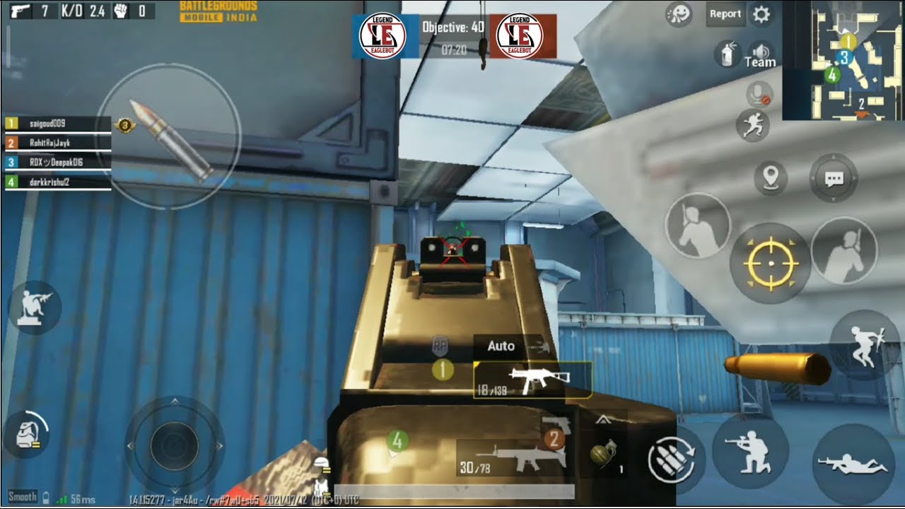 😍🥰BGMI😍🥰 TDM map || bgmi hanger tdm || Gameplay || Legend EagleBot
