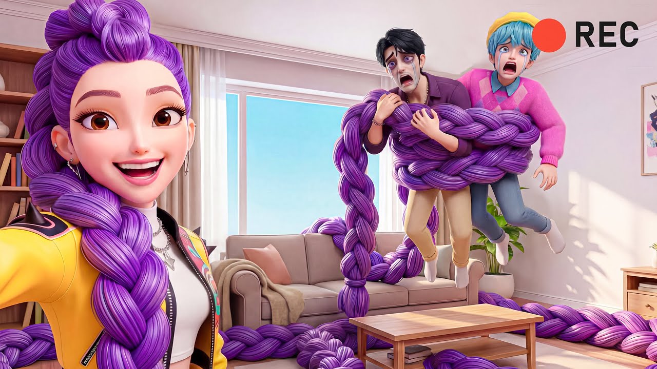 Vlog😱:Rumi INSANE Long Hair Wrecks Everything! Jinu Night Turns into TOTAL CHAOS |KPDH Funny Moments