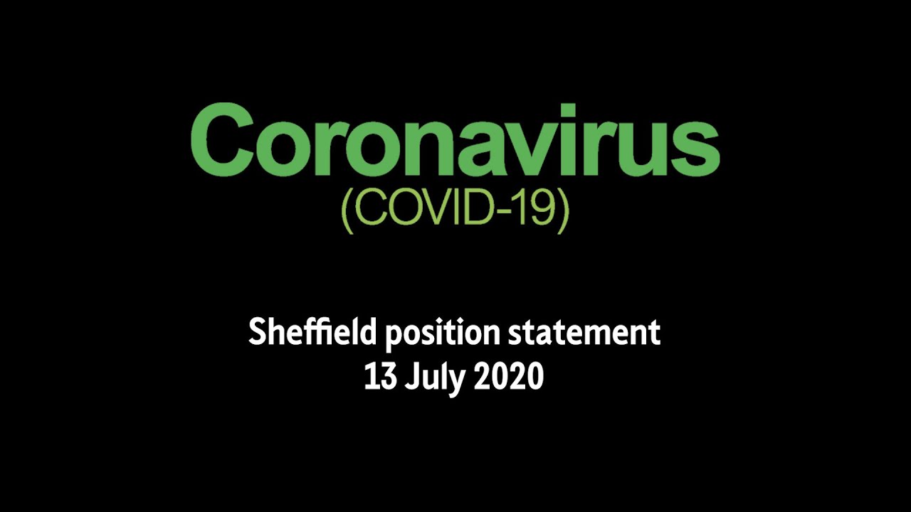 Coronavirus - Sheffield update (13 July 2020)
