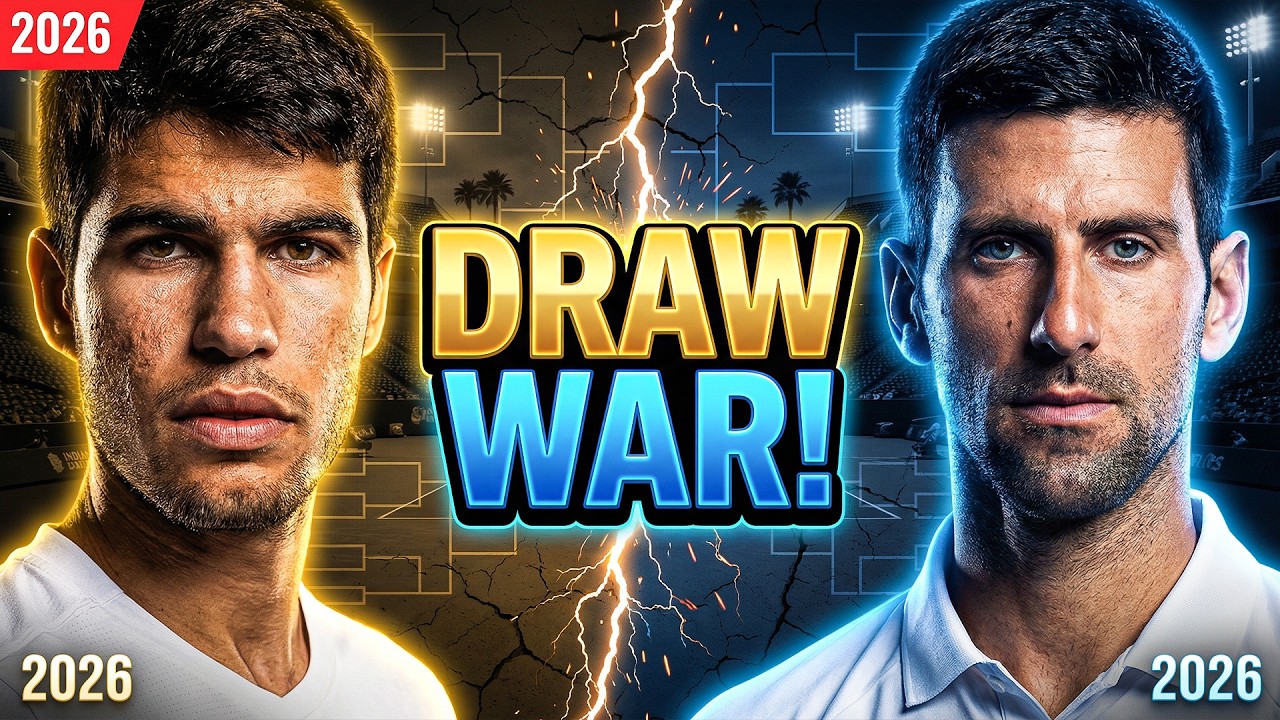 Indian Wells 2026 Draw SHOCKER: Alcaraz & Djokovic Gifted a Free Pass to the Semis?