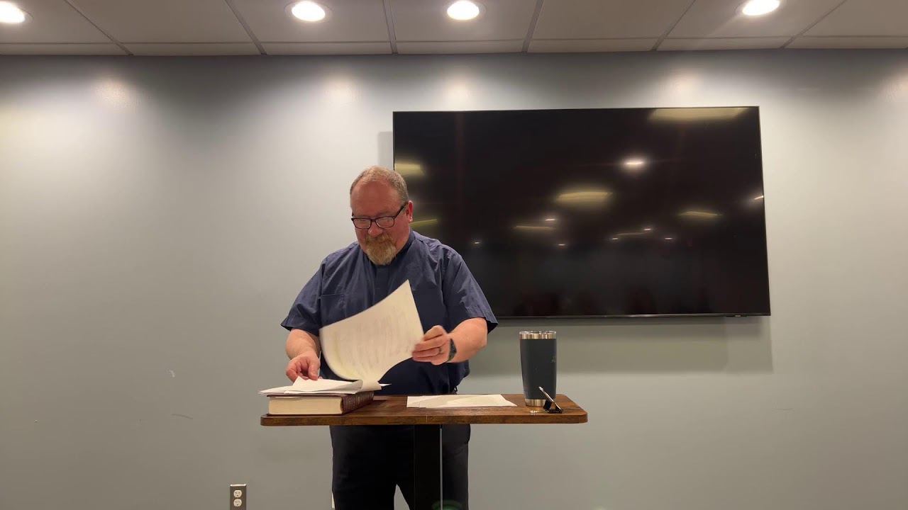 Bible Study Sunday Morning - Intro to OT Prophets Lamentations Week 1