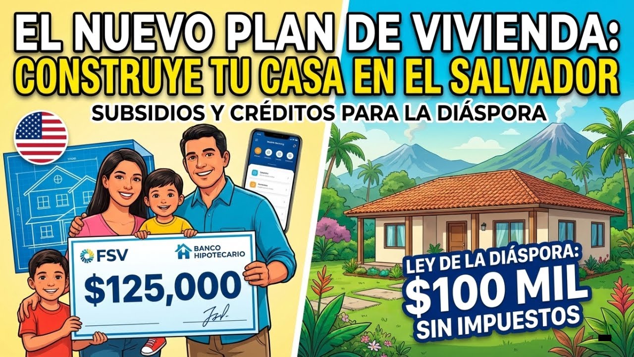 Créditos FSV para la Diáspora: Construye tu Casa en El Salvador sin Testaferros