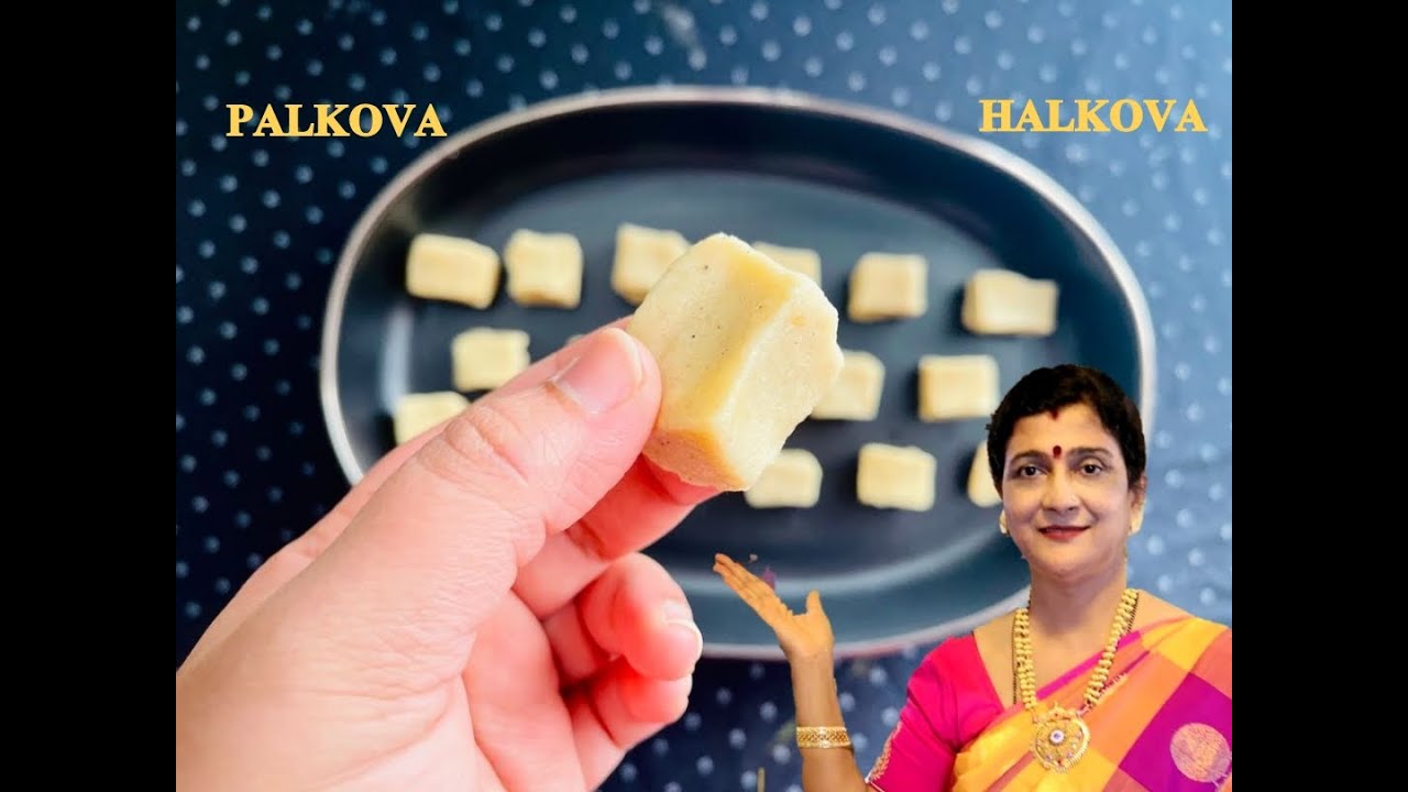 Palkova | 90&rsquo;s kids favorite sweet halkova recipe | street sweet | maida burfi | easy & quick sweet