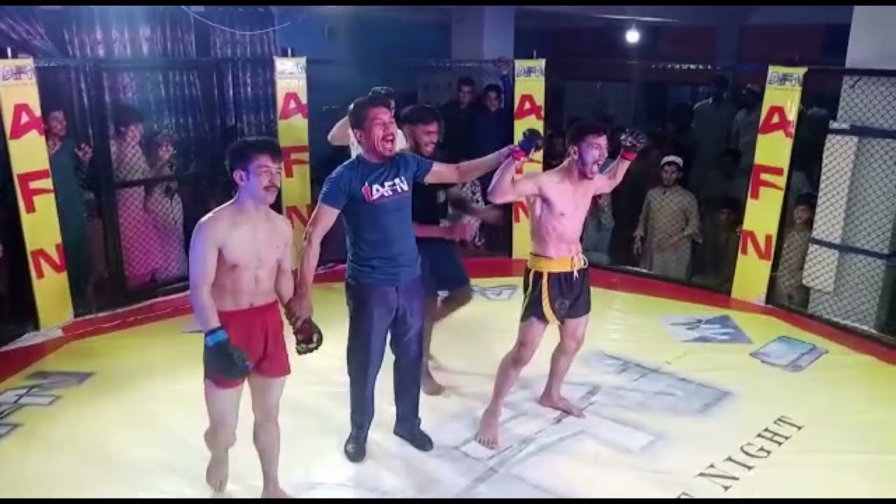 Pakistasn vs Afghanistan Faheem khan vs afghan opponent Hussain hazara