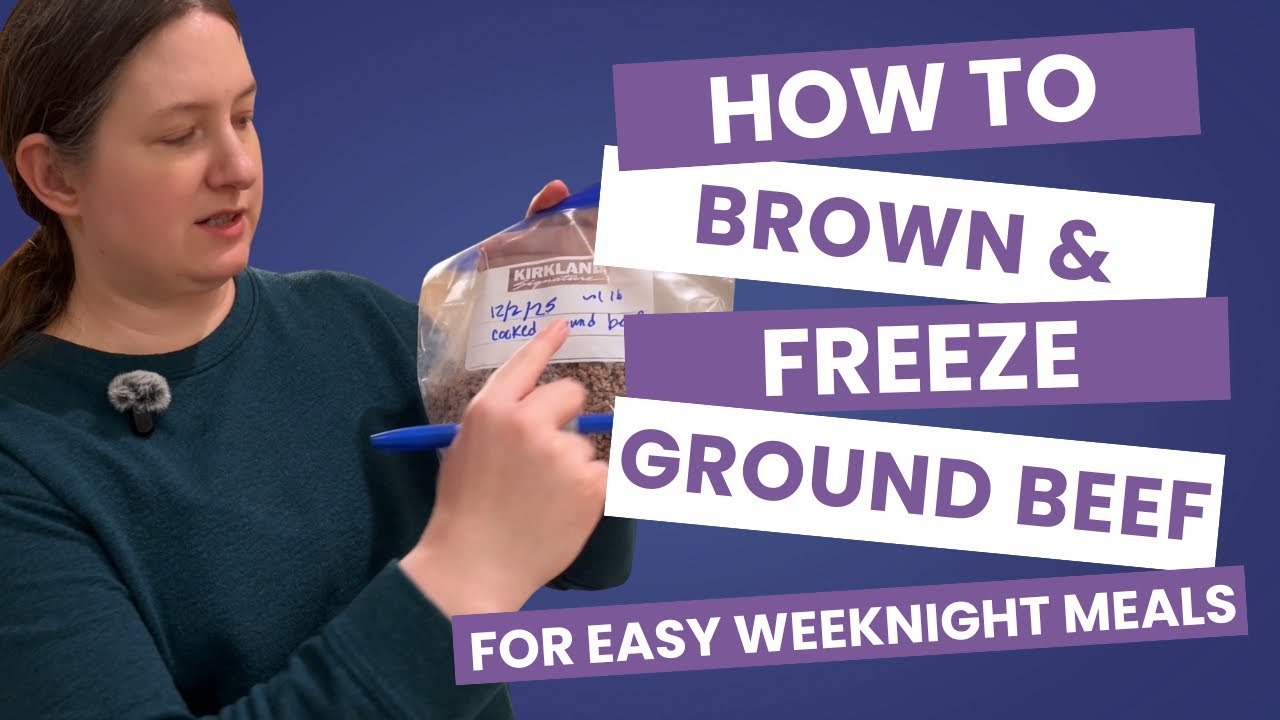 Brown, Drain, Freeze: My 30-Minute Ground Beef Prep For Stress-Free Dinners