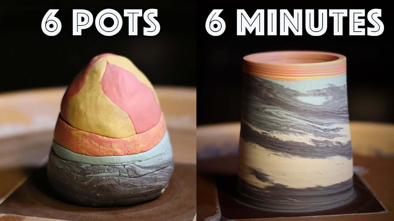 6 Pots in 6 Minutes | VIVID Pottery Compilation