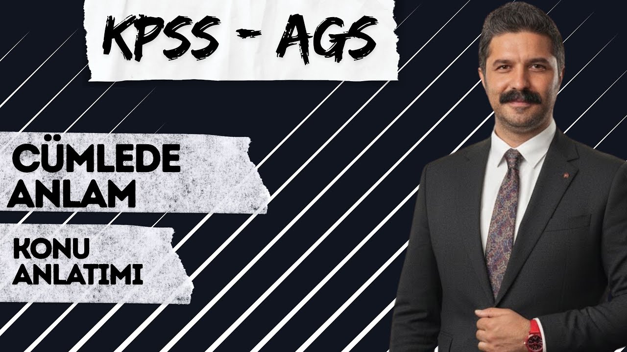 KPSS-AGS Türkçe Kampı | CÜMLEDE ANLAM | 2.GÜN | RÜŞTÜ HOCA