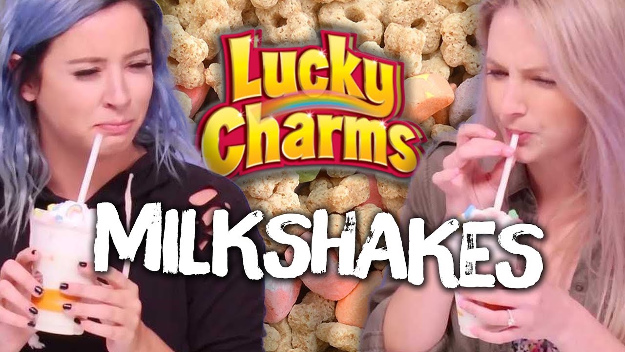 Trying the LUCKY CHARMS Milkshake (Cheat Day)