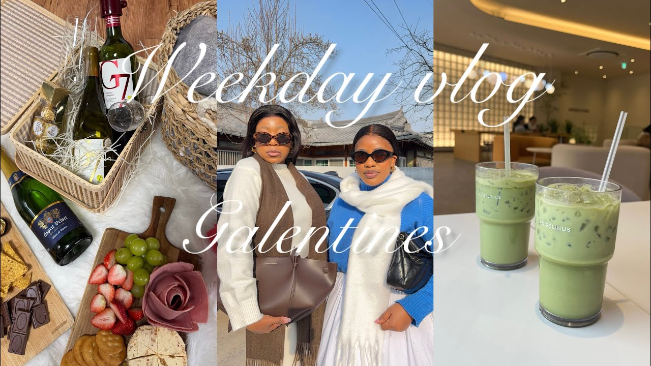 Spend Valentine&rsquo;s Day with me and my friend + Brunch+Cozy night in #galentinesday #livinginkorea 