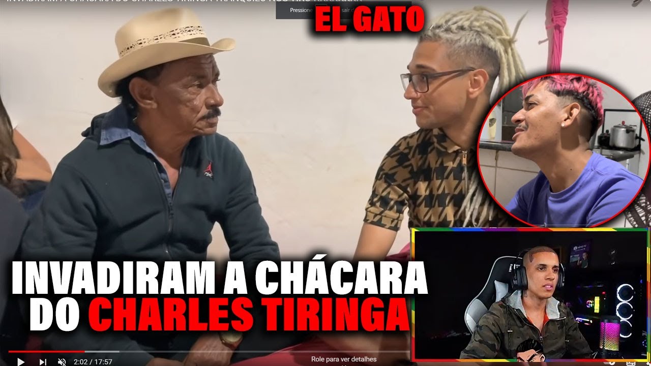 HUDSON AMORIM REAGINDO INVADIRAM A CHÁCARA DO TIRINGA