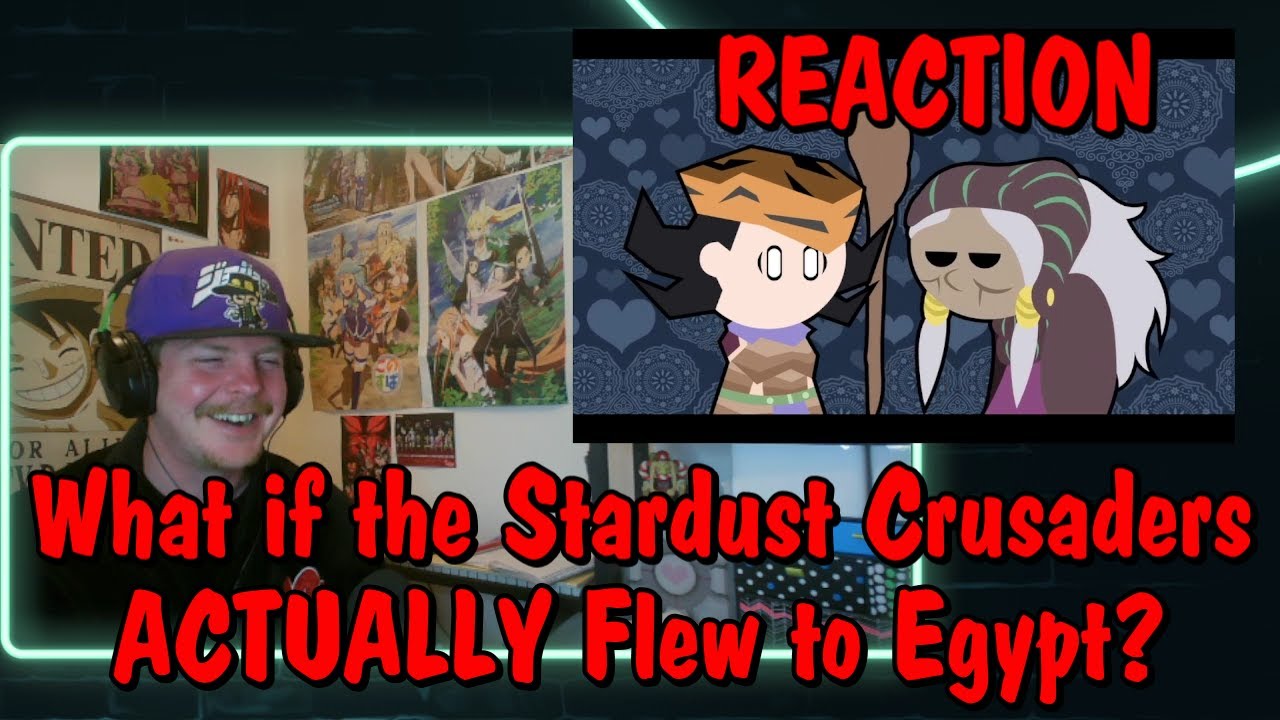 What if the Stardust Crusaders ACTUALLY Flew to Egypt? REACTION