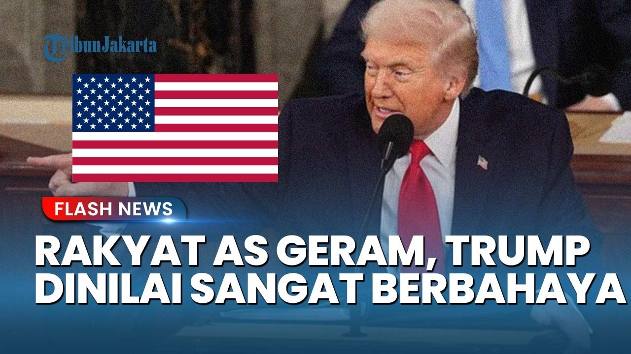 AMERIKA TERBELAH! Mayoritas Rakyat AS Geram dan Anggap Aksi Koboi Trump di Iran Sangat Membahayakan