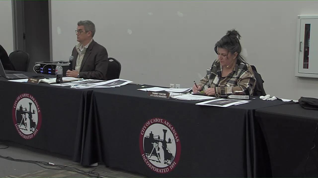 City of Cabot - January 6, 2025 Council Meeting & Workshop